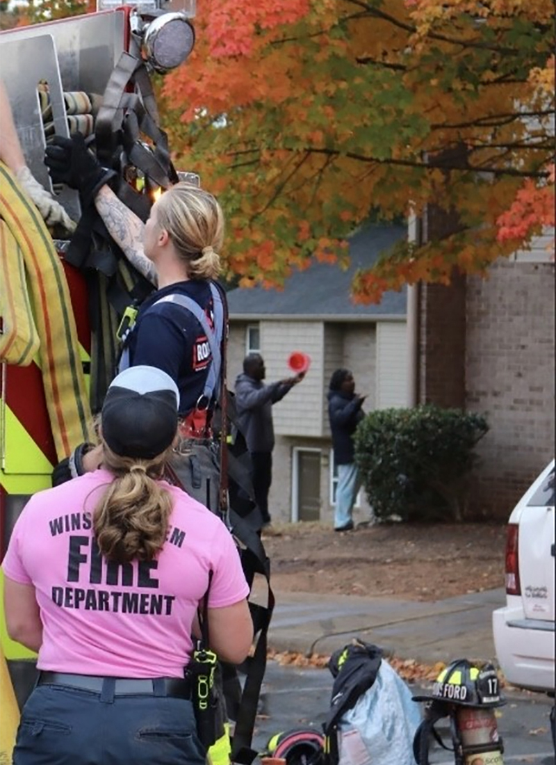 Women in fire fighting picture